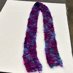 Multicolor Knit Scarf 60”